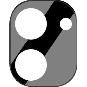 Szkło na aparat dla Realme C33 Bizon Glass Silk Lens, 2 sztuki